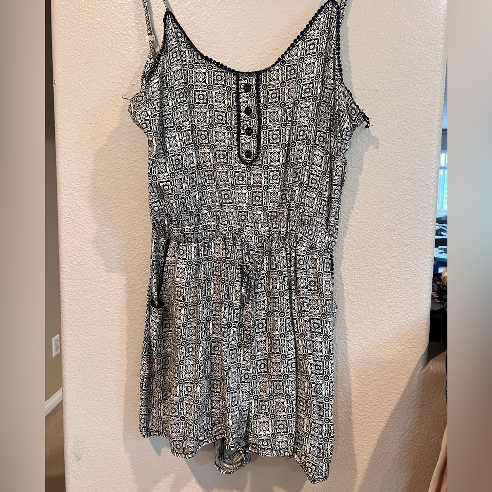 Sleeveless romper